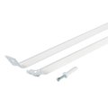 Vortex 3R04-00-WHT Support Brace & Wall Anchor with Drive  White - 12 in. VO156138